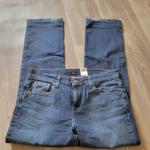 Womens Mid-Rise Blue Denim Jeans 8M SAMPLE By Levis Made In Colombia - Picture 2 of 7